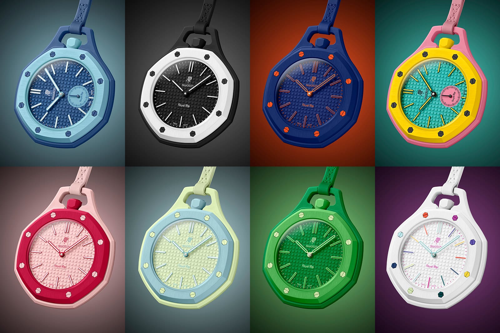 Audemars Piguet x Swatch Royal Pop: ціна, моделі та чому ці кишенькові годинники стали хітом 2026