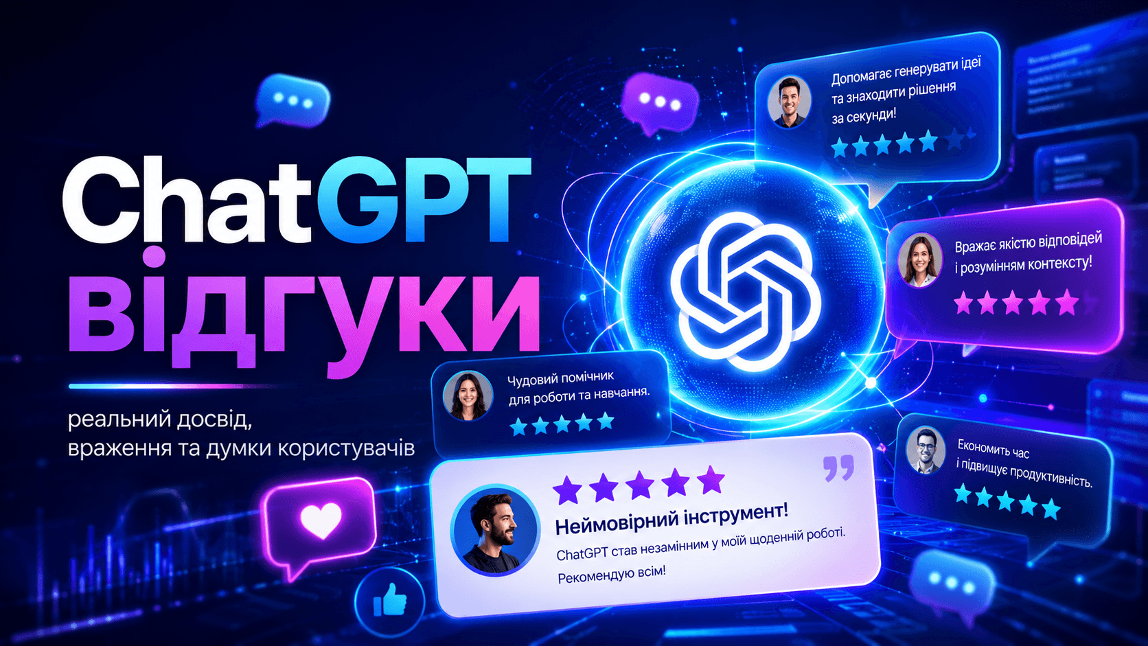 ChatGPT відгуки 2026: реальний досвід користувачів, плюси, мінуси та чи варто користуватися